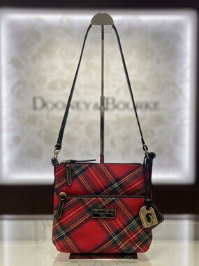 Dooney & Bourke Limited Edition Classic Tartan/Plaid Crossbody Bag